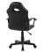 Gaming Stuhl BASIC, blau/schwarz / schwarz, mit Armlehnen, bis 100kg, ohne Kopfst&uuml;tze