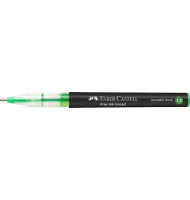 Free Ink Tintenroller grau 1,5 mm, Schreibfarbe: grün