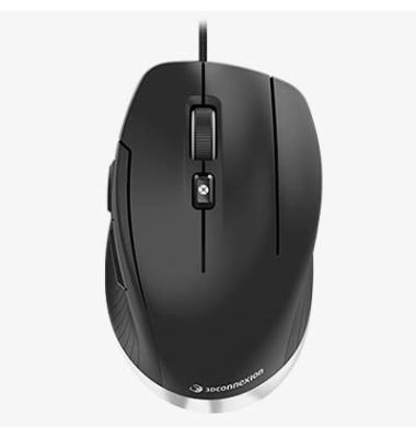 CadMouse Compact Maus kabelgebunden schwarz