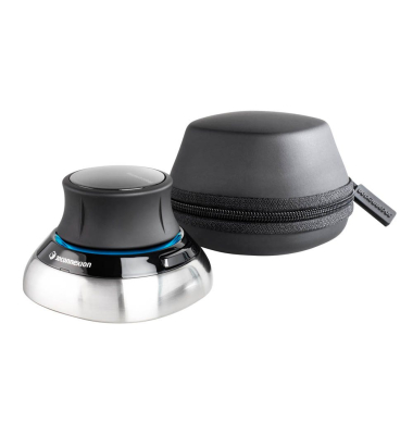 SpaceMouse Wireless Maus kabellos schwarz, silber
