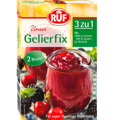 3 zu 1 Gelierzucker, 2x25,0 g