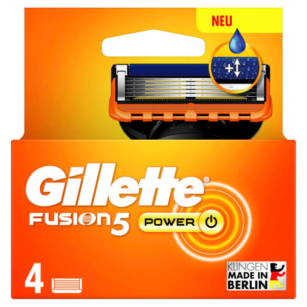 8700216478762 - FUSION 5 Power Rasierklingen 8700216478762 4 Stück 8700216478762 - FUSION 5 Power Rasierklingen 8700216478762 4 Stück