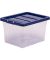 Aufbewahrungsbox 100135771, Kunststoff transparent/blau