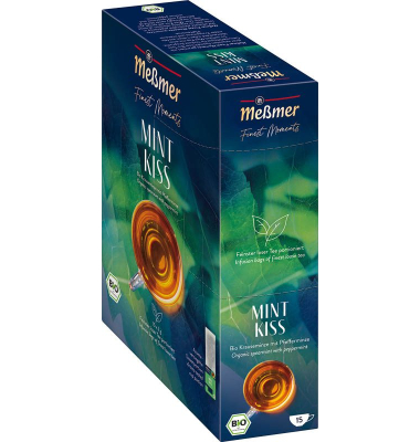Tee Mint Kiss 4061508, Bio Krauseminze mit Pfefferminze, Papierbeutel