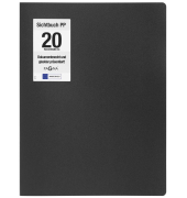 Sichtbuch 21009-01, schwarz, A4, Polypropylen(PP)