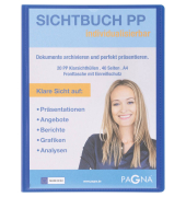 Sichtbuch 21011-07, blau, A4, Polypropylen(PP)