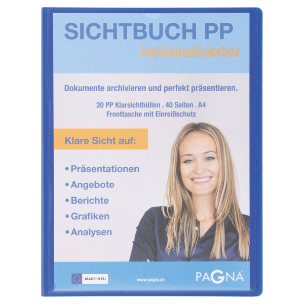 4009212065261 - Office Sichtbuch DIN A4 20 Hüllen blau 4009212065261 Pagna 4009212065261 - Office Sichtbuch DIN A4 20 Hüllen blau 4009212065261 Pagna