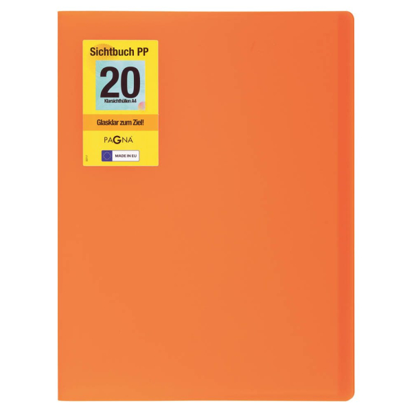 4009212065322 - School Sichtbuch DIN A4 20 Hüllen orange 4009212065322 Pagna 4009212065322 - School Sichtbuch DIN A4 20 Hüllen orange 4009212065322 Pagna