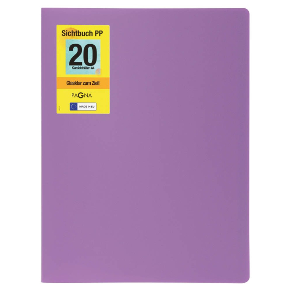4009212065346 - School Sichtbuch DIN A4 20 Hüllen lila 4009212065346 Pagna 4009212065346 - School Sichtbuch DIN A4 20 Hüllen lila 4009212065346 Pagna