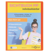 Sichtbuch 21013-09, orange, A4, Polypropylen(PP)