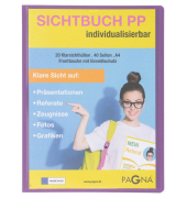 Sichtbuch 21013-12, lila, A4, Polypropylen(PP)