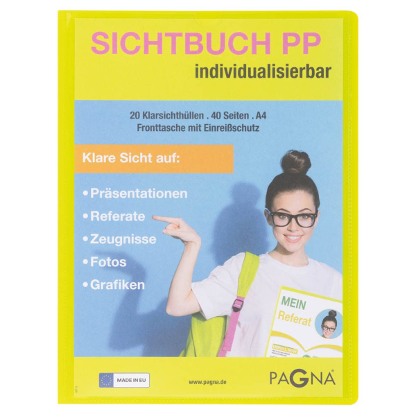 4009212065506 - School Sichtbuch DIN A4 20 Hüllen lindgrün 4009212065506 Pagna 4009212065506 - School Sichtbuch DIN A4 20 Hüllen lindgrün 4009212065506 Pagna