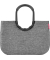 Einkaufskorb loopshopper L Kunstfaser twist silver