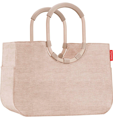 Einkaufskorb loopshopper L Kunstfaser twist coffee