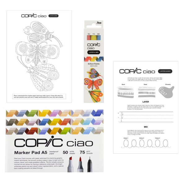 4013695268170 - Ciao 2D Brilliant Palette Starter Layoutmarker-Set farbsortiert 10 + 60 mm 1 Set 4013695268170 Copic 4013695268170 - Ciao 2D Brilliant Palette Starter Layoutmarker-Set farbsortiert 10 + 60 mm 1 Set 4013695268170 Copic
