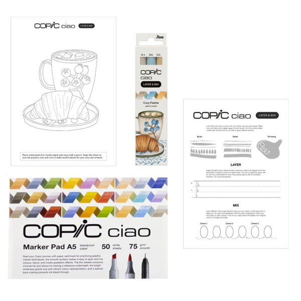 4013695268194 - Ciao 3D Cozy Palette Starter Layoutmarker-Set farbsortiert 10 + 60 mm 1 Set 4013695268194 Copic 4013695268194 - Ciao 3D Cozy Palette Starter Layoutmarker-Set farbsortiert 10 + 60 mm 1 Set 4013695268194 Copic