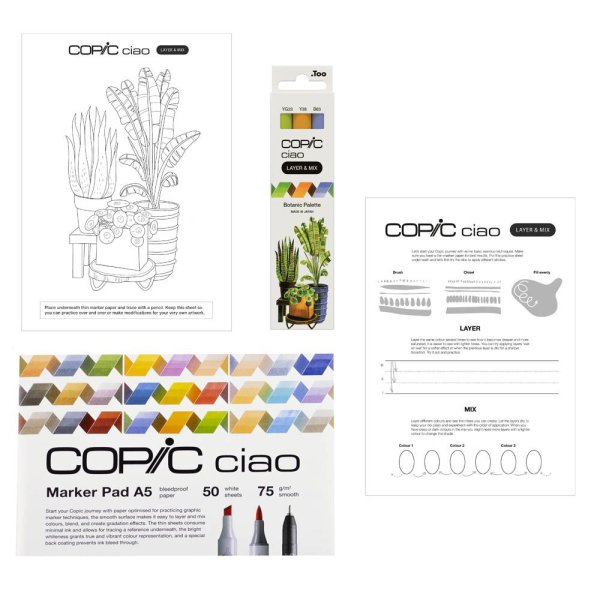 4013695268200 - Ciao 3D Botanic Palette Starter Layoutmarker-Set farbsortiert 10 + 60 mm 1 Set 4013695268200 Copic 4013695268200 - Ciao 3D Botanic Palette Starter Layoutmarker-Set farbsortiert 10 + 60 mm 1 Set 4013695268200 Copic