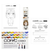 Ciao Mellow Palette Starter Layoutmarker-Set farbsortiert 1,0 + 6,0 mm, 1 Set