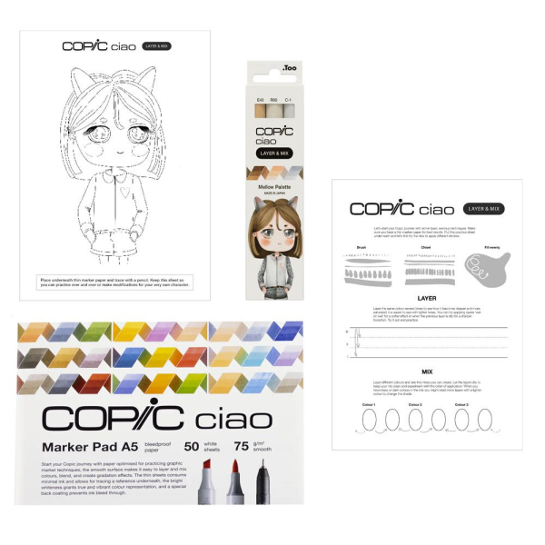 4013695268262 - Ciao Mellow Palette Starter Layoutmarker-Set farbsortiert 10 + 60 mm 1 Set 4013695268262 Copic 4013695268262 - Ciao Mellow Palette Starter Layoutmarker-Set farbsortiert 10 + 60 mm 1 Set 4013695268262 Copic