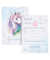 Einladungskarten 10842-6 350g einhorn Karton