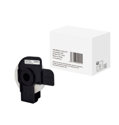 Etikett wie Brother DK-11203 17x87mm sw auf ws 400St