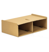 Korpus ohne Schublade 262x446x145mm braun 10 Stück