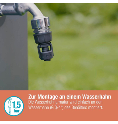 Hahnanschluss Micro-Drip-System 13 mm (12) – 4,6 mm (34)