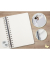 Notizbuch JN627, Spiral-Notizbuch, kariert, 120g, 120 Blatt