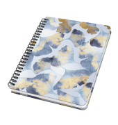 Notizbuch JN626, mit Spirale Jolie, blau, A5, punktkariert, 100g, 60 Blatt / 120 Seiten