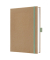 Notizbuch JN841, Jolie Pure Positivity, braun, A5, blanko, 100g, 96 Blatt / 192 Seiten