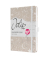 Buchkalender J6349, Jolie, beige, wei&szlig;, 1 Woche / 2 Seiten, 13,5x20,3cm (A5), 2027