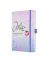 Buchkalender J6347, Jolie, violett, rosa, 1 Woche / 2 Seiten, 13,5x20,3cm (A5), 2026