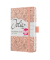 Buchkalender J6352, Jolie, ros&eacute;, schwarz, 1 Woche / 2 Seiten, 9,5x15cm (A6), 2026