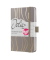 Buchkalender J6350, Jolie, braun, 1 Woche / 2 Seiten, 9,5x15cm (A6), 2026