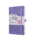 Buchkalender J6125, Jolie, lila, 1 Woche / 2 Seiten, 13,5x20,3cm (A5), 2026