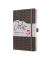 Buchkalender J6123, Jolie, braun, 1 Woche / 2 Seiten, 13,5x20,3cm (A5), 2026