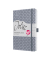 Buchkalender J6121, Jolie, hellgrau, 1 Woche / 2 Seiten, 13,5x20,3cm (A5), 2026