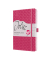 Buchkalender J6105, pink, 1 Woche / 2 Seiten, 13,5x20,3cm (A5), 2026