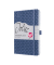 Buchkalender J6101, blau, 1 Woche / 2 Seiten, 13,5x20,3cm (A5), 2026