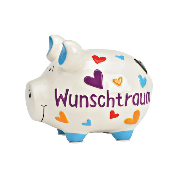 2 Stück Alpedia Spardose Schwein (mittel) 10041998 , Wunschtraum 4007698634773 Alpedia