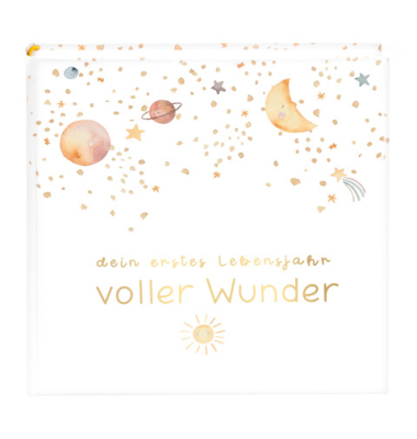 Fotobuch Baby voll.Wunder Weltraum weiß