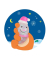 Weihn.Sparkle Schneemann Magic Moments