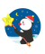 Weihn.Haftnotizblock Magic Moments sort.