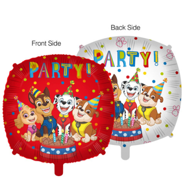 Folienballon Paw Patrol Party