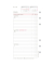 Kalendereinlage 50256, Wochenplan, 1 Woche / 2 Seiten,  (Midi (9,6x17,2cm)), 2026