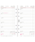 Kalendereinlage 50556, Wochenplan, 1 Woche / 1 Seite,  (Midi (9,6x17,2cm)), 2026