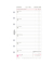 Kalendereinlage 50556, Wochenplan, 1 Woche / 1 Seite,  (Midi (9,6x17,2cm)), 2026