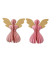 Weihn.Figur Wabe Engel rosa sortiert