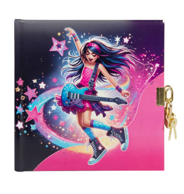 Tagebuch 44 056, Star Melody, 16,5x16,5cm (BxH), 96 Seiten