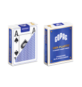 Spielkarten Poker Jumbo Face blau